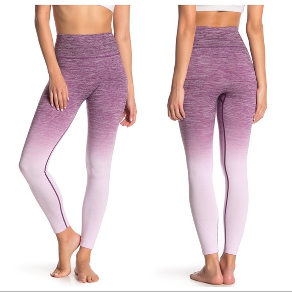Electric Yoga Pants - NEW ELECTRIC YOGA PURPLE OMBRÉ FITNESS LEGGINGS